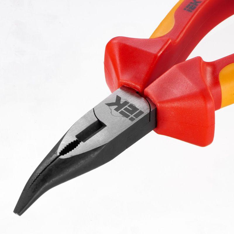 Тонкогубцы изогнутые диэлектрические 160мм K3 ARMA2L 3 IEK A2L3-BN20-K3-160