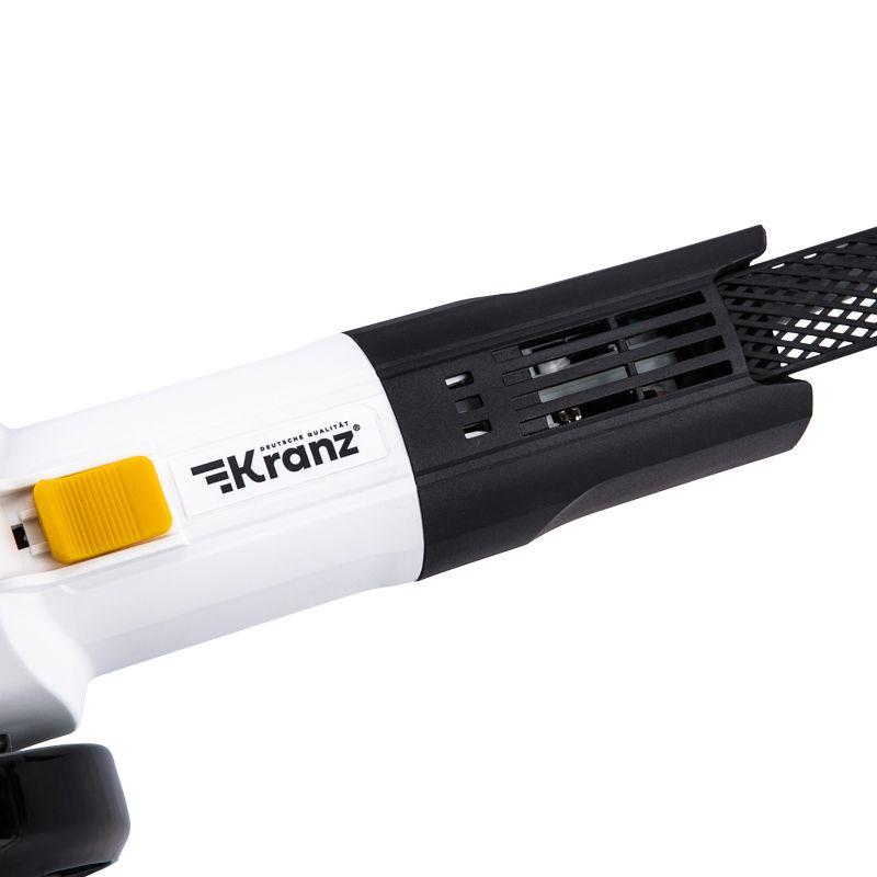 Машина шлифовальная угловая (УШМ болгарка) 125мм 900Вт в кейсе Kranz KR-PT-212